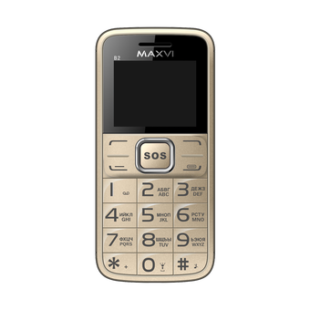  Мобильный телефон Maxvi B2 Gold 