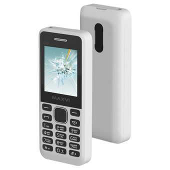  Мобильный телефон Maxvi C20 White (без ЗУ) 