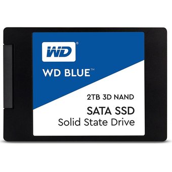  SSD WD Original Sata3 2Tb WDS200T2B0A Blue 2.5" 