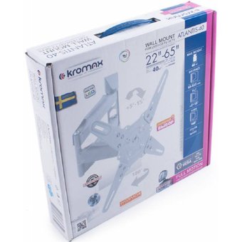 Кронштейн Kromax Atlantis-40 white 
