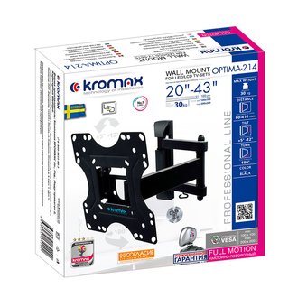  Кронштейн Kromax Optima-214 black 