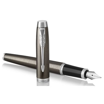  Ручка перьевая Parker IM Core F321 (1931650) Dark Espresso CT F перо сталь нерж подар.кор. 