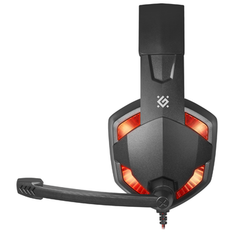  Наушники DEFENDER Warhead G-370 Black/Red 64037 
