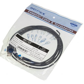  Дата-кабель Type-C 1.8м черный 