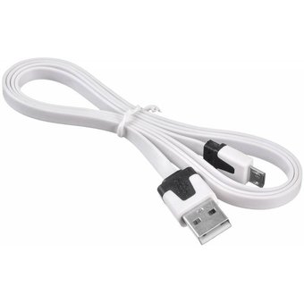  Дата-кабель Buro BHP MicroUSB 1M FLAT micro плоский 1м белый 