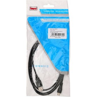  Дата-кабель Buro MicroUSB2.0 micro 1.5м черный 