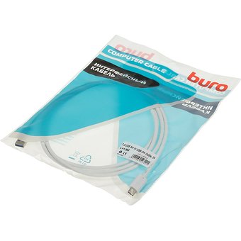  Дата-кабель Buro BHP USB-TPC-1.8W Type-C 1.8м белый 