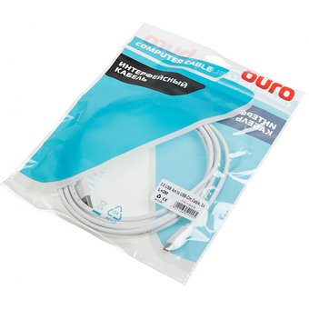  Дата-кабель Buro BHP USB-TPC-3W Type-C 3м белый 