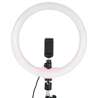  Кольцевая LED лампа (30см)+держатель для телефона 