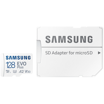  Карта памяти SAMSUNG (MB-MC128KA/EU) MICRO SDXC EVO+ 128GB V30 W/A 