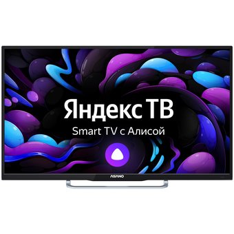  40" Телевизор ASANO 40LF8130S черный 1920x1080, Full HD, 60 Гц, Wi-Fi, SMART TV, DVB-T2, DVB-C, HDMI, USB Яндекс.ТВ (замена мат. платы) 