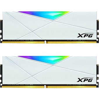  ОЗУ ADATA XPG SPECTRIX D50 AX4U360016G18I-DW50 32GB (2 x 16Gb) DDR4 UDIMM, 3600MHz CL18-22-22, 1.35V, RGB + Белый Радиатор 