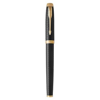  Ручка роллер Parker IM Premium T323 (1931660) Black GT F черные чернила подар.кор. 