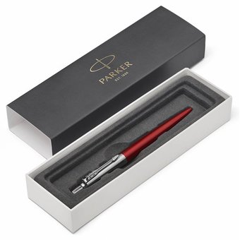  Ручка шариковая Parker Jotter Core K63 (1953187) Kensington Red CT M синие чернила подар.кор. 
