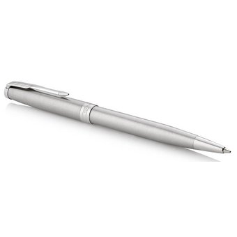  Ручка шариковая Parker Sonnet Core K526 (1931512) Stainless Steel CT M черные чернила подар.кор. 