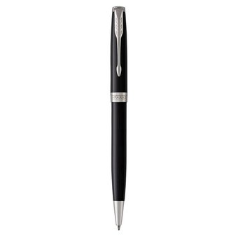  Ручка шариковая Parker Sonnet Core K530 (1931502) LaqBlack CT M черные чернила подар.кор. 