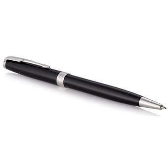  Ручка шариковая Parker Sonnet Core K530 (1931502) LaqBlack CT M черные чернила подар.кор. 