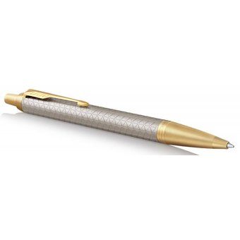  Ручка шариковая Parker IM Premium K323 (1931687) Grey GT M синие чернила подар.кор. 