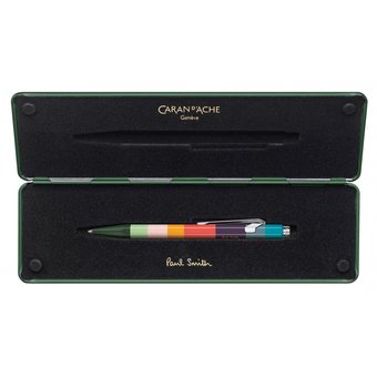  Ручка шариковая Carandache Office 849 Paul Smith Edition 3 (849.729) Racing Green M синие чернила подар.кор. 