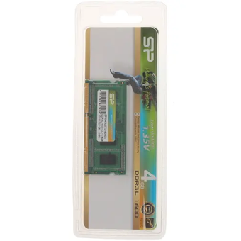  ОЗУ Silicon Power NB MEMORY SP004GLSTU160N02 4GB PC12800 DDR3 SODIMM 