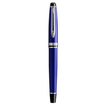  Ручка роллер Waterman Expert 3 (2093458) Blue CT F черные чернила подар.кор. 