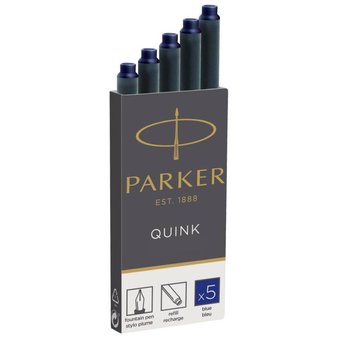  Картридж Parker Quink Z11 (1950384) синие чернила для ручек перьевых (5шт) 