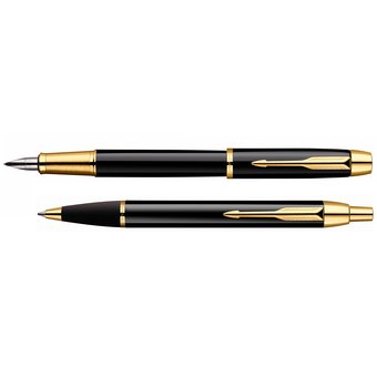  Набор Parker IM Core FK221 (2093216) Black GT ручка перьевая, ручка шариковая подар.кор. 
