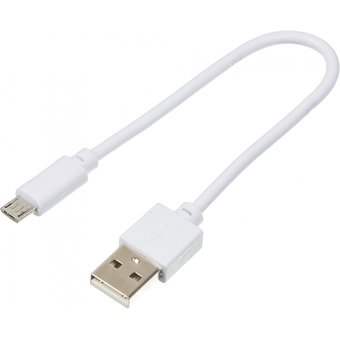  Дата-кабель Digma micro 0.15м белый 
