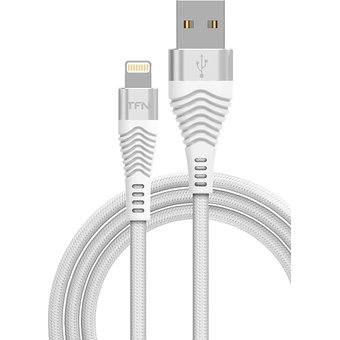  Дата-кабель TFN Lightning forza (CFZLIGUSB1MWH) 1.0m белый 