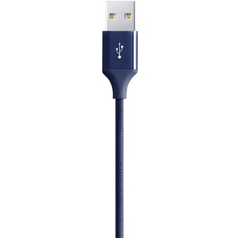  Дата-кабель TEC Lightning 1.0m alum синий 