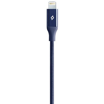  Дата-кабель TEC Lightning 1.0m alum синий 