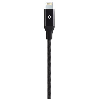  Дата-кабель TEC Lightning 1.0m alum черный 