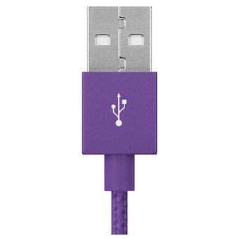  Дата-кабель TEC microUSB 1.0m alum фиолетовый 