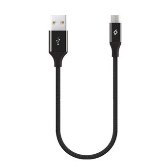  Дата-кабель TEC microUSB 0.3m черный 