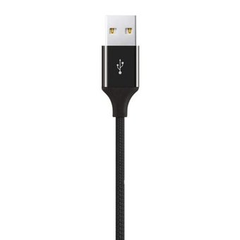  Дата-кабель TEC microUSB 0.3m черный 