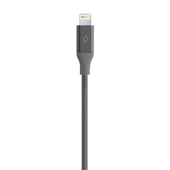  Дата-кабель TEC Lightning 1.0m alum серый 