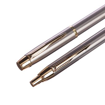  Набор Parker IM Core TK223 (2093217) Brushed Metal GT ручка роллер, ручка шариковая подар.кор. 