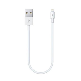  Дата-кабель TEC Lightning 0.3m mini белый 