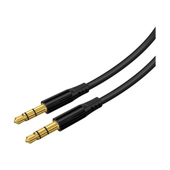  Аудио-кабель TFN AUX forza (CFZAUXMET1MBK) 1.0m чёрный 
