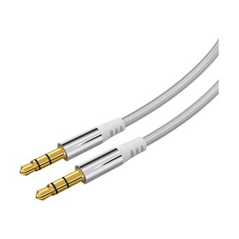  Аудио-кабель TFN AUX forza (CFZAUXMET1MSL) 1.0m серебряный 