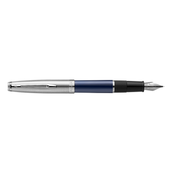  Ручка перьевая Waterman Embleme (2100380) Blue CT F перо сталь нерж подар.кор. 
