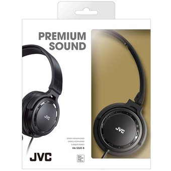  Наушники JVC HA-S520-B-E черный 