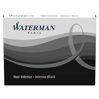  Картридж Waterman (S0110850) черный чернила для ручек перьевых (8шт) 