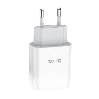  СЗУ HOCO C72A Glorious single port 2,1А, white 
