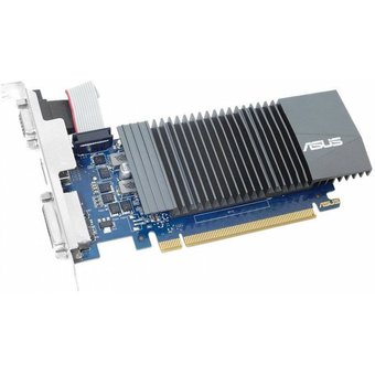 Видеокарта ASUS GeForce GT710 Silent (GT710-SL-1GD5) 1GB 32bit GDDR5 (954/5012) D-SUB/DVI-D/HDMI 