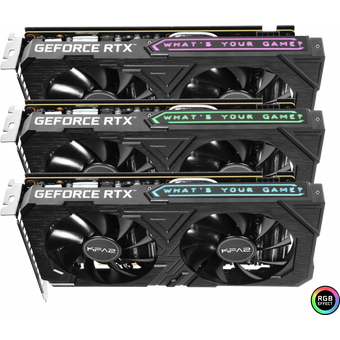  Видеокарта KFA2 RTX2060 6GB GDDR6 RTX 2060 EX Black 6G (26NRL7HPY2EK) 