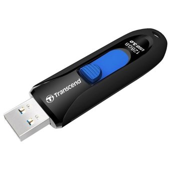  USB-флешка Transcend TS128GJF790K 128GB JetFlash 790, USB 3.0, Черный/Синий 