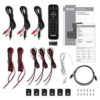  Колонки Sven HT-210 5.1 черный 