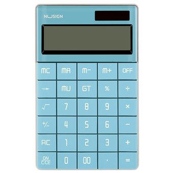  Калькулятор настольный Deli Nusign ENS041blue синий 12-разр. 