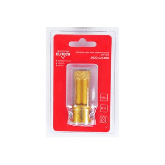  Коронка алмазная Elitech 20мм*М14 (1 820.1214) 